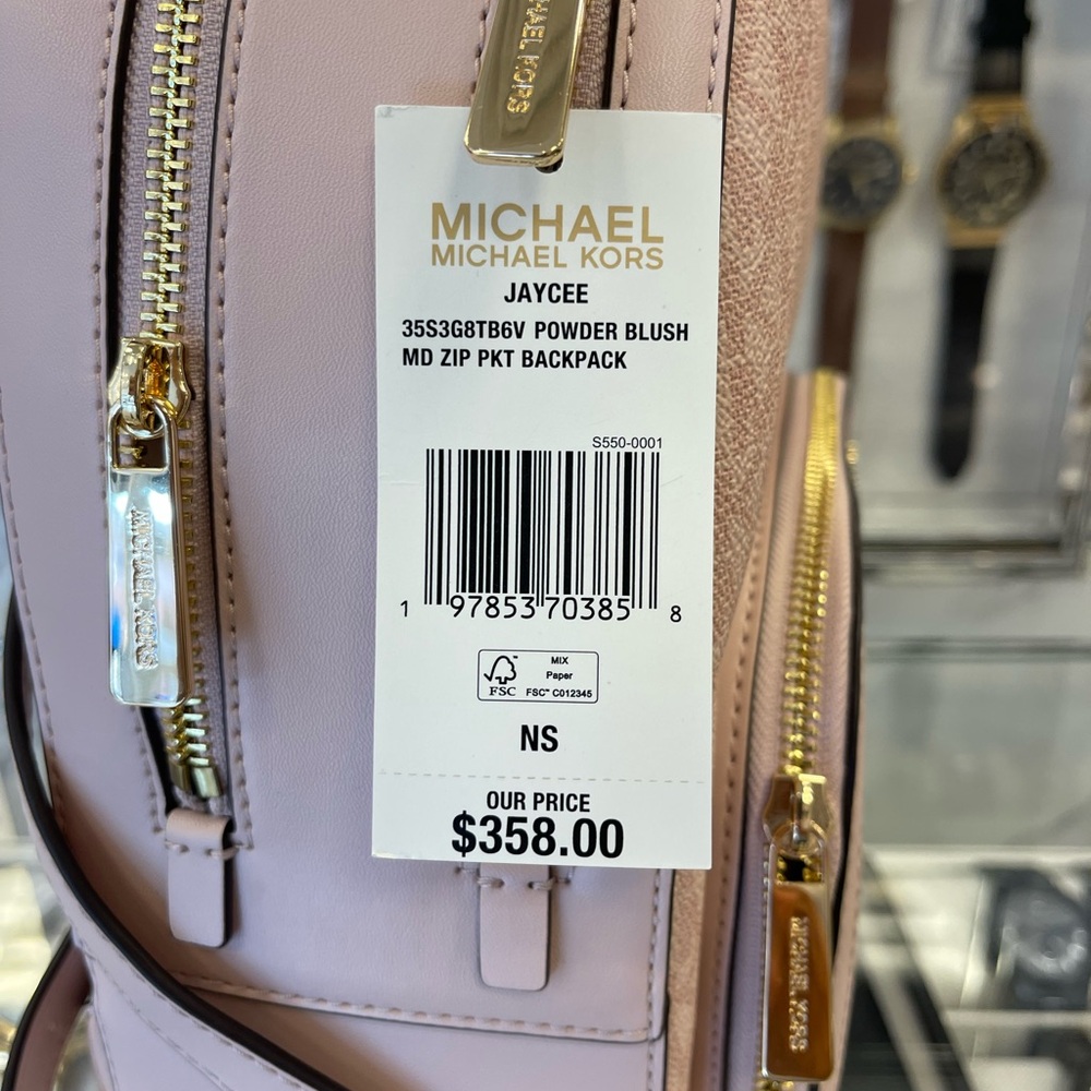 MICHAEL KORS Jaycee Medium Signature Logo Backpack
POWDER BLUSH
NWT - Picture 9 of 16